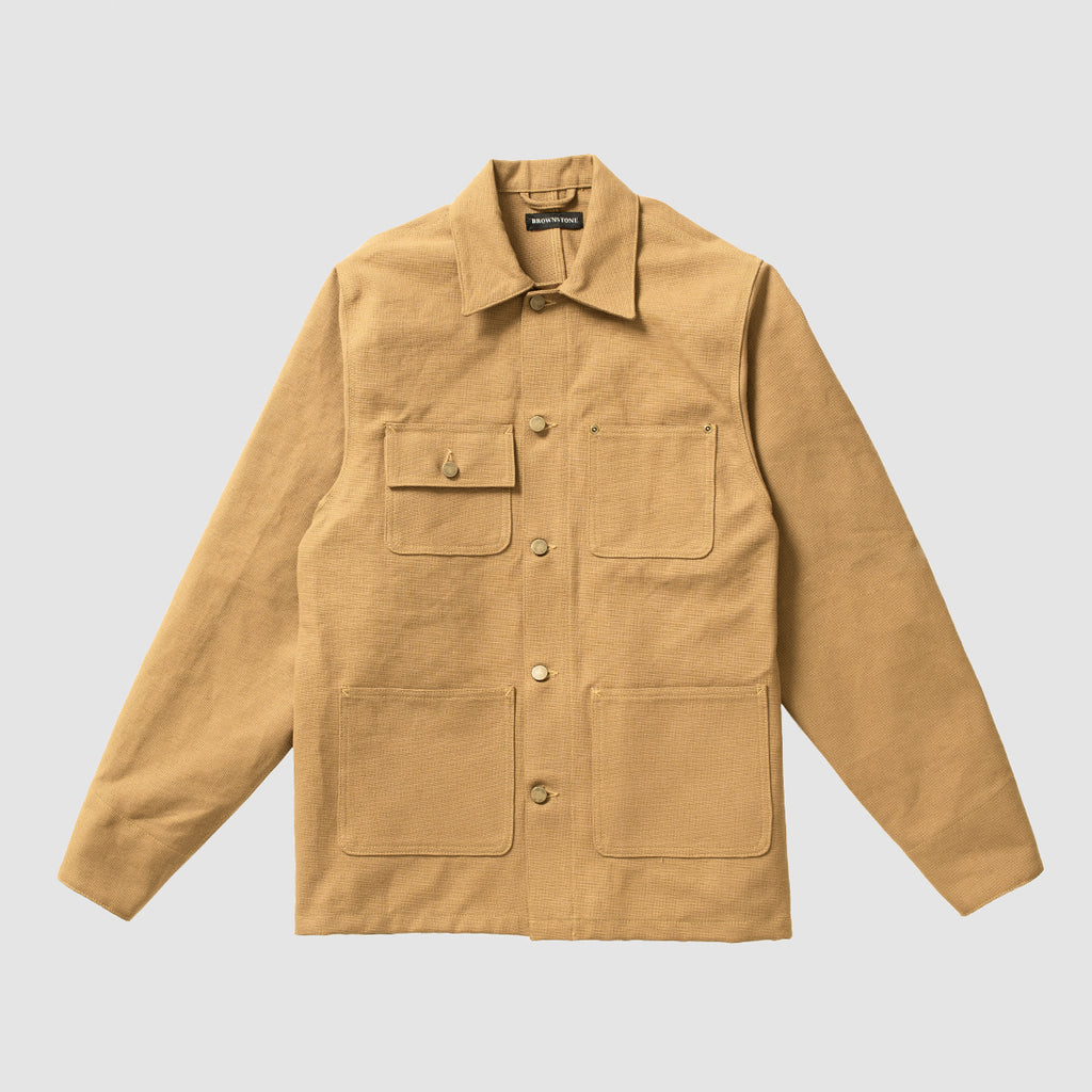 Selvedge Chore Coat - Khaki