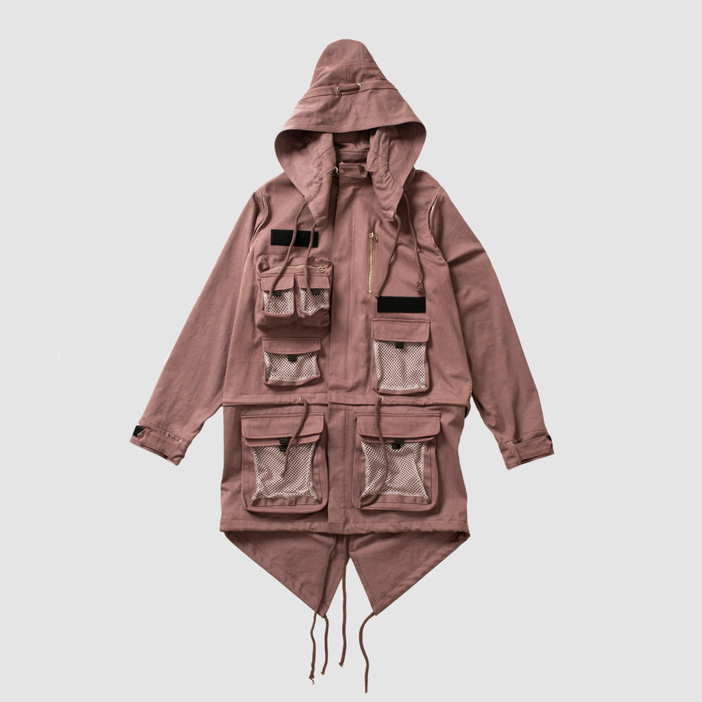 Modular M65 with Removable Fishtail, Sleeves, and Hood - Sparrow