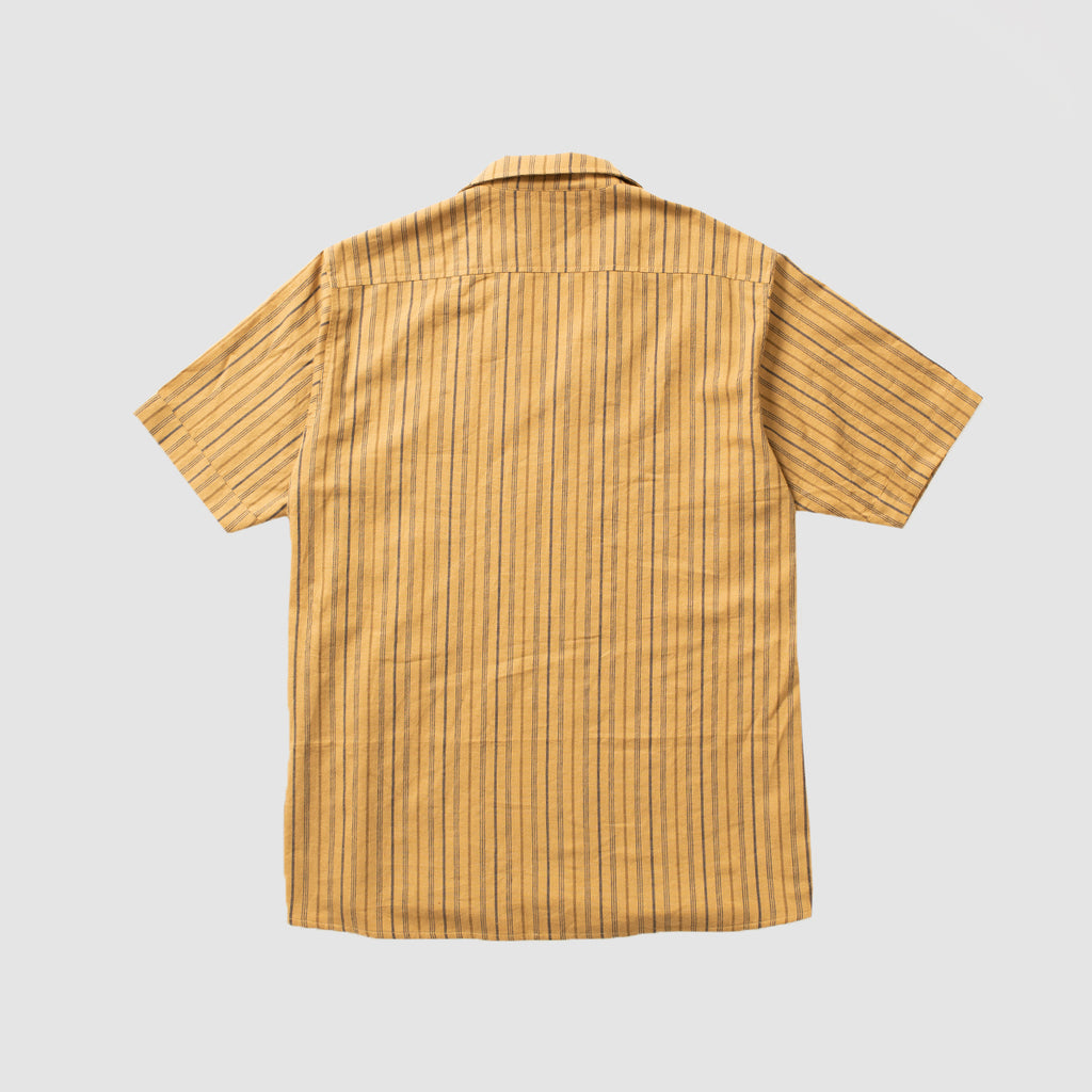 Striped Club Collar Shirt - Honey