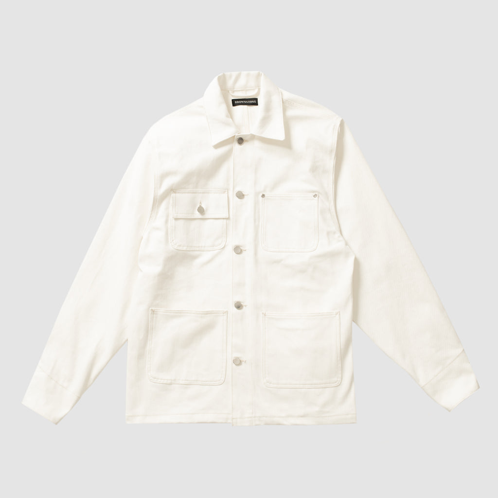 Selvedge Chore Coat - Cream