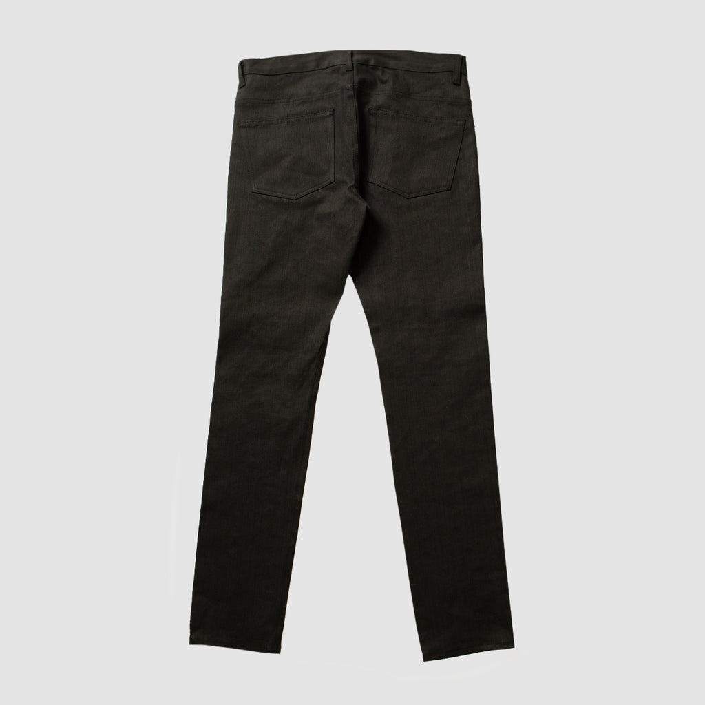 5 Pocket Selvedge Denim - Pitch Black