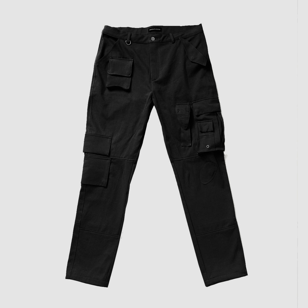13 Pocket Cargo Pant - Washed Black