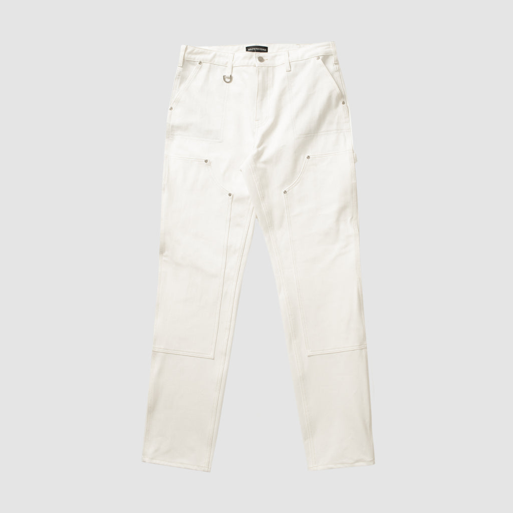 Double Knee Denim - Cream