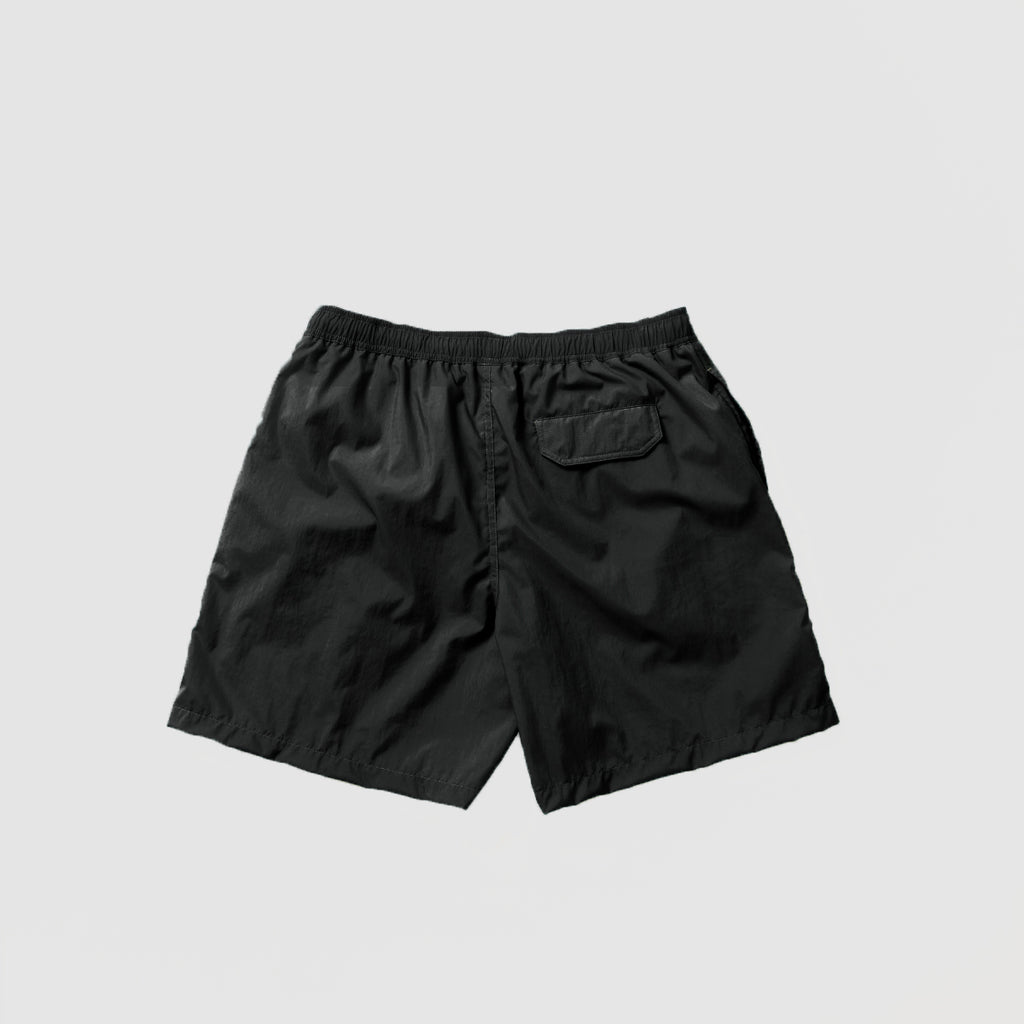 Nylon Water Resistant Short - Pitch Black