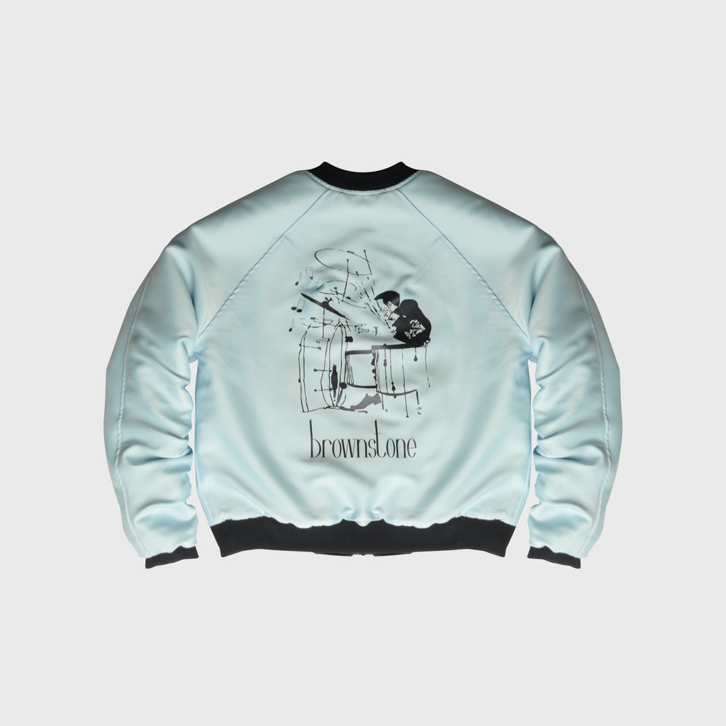 "Giant Steps" Reversible Bomber Jacket