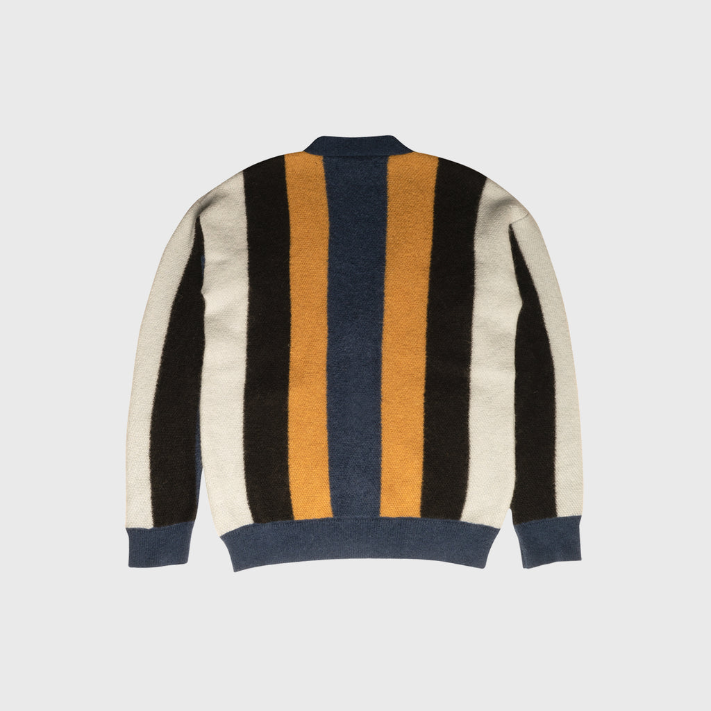 Patch Pocket Mohair Cardigan - Multi Stripe