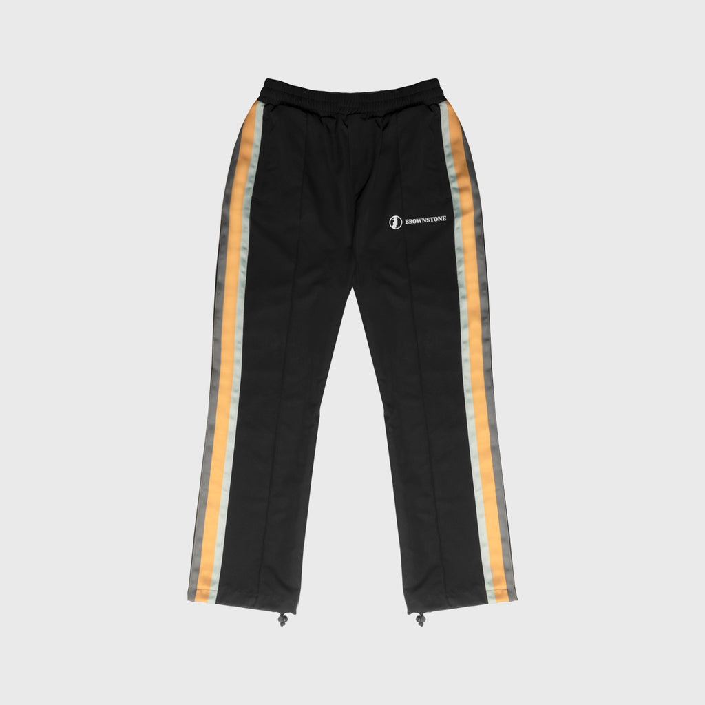 Pleated Track Pant - Black/Multi